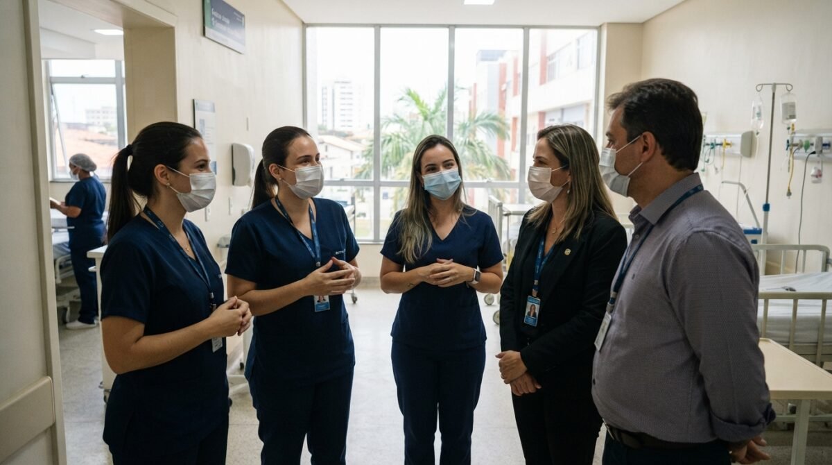 CREFITO-16 realiza visita aos profissionais do Hospital Dr. Juvêncio Mattos, em São Luís