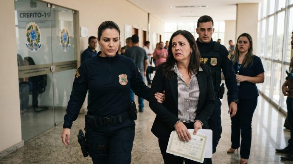 Mulher é presa pela Polícia Federal ao tentar usar diploma falso para se registrar no CREFITO 19