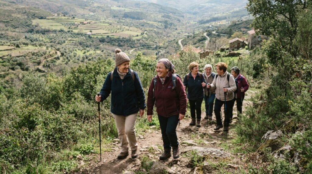 Senderismo como ocupación significativa para mujeres rurales mayores