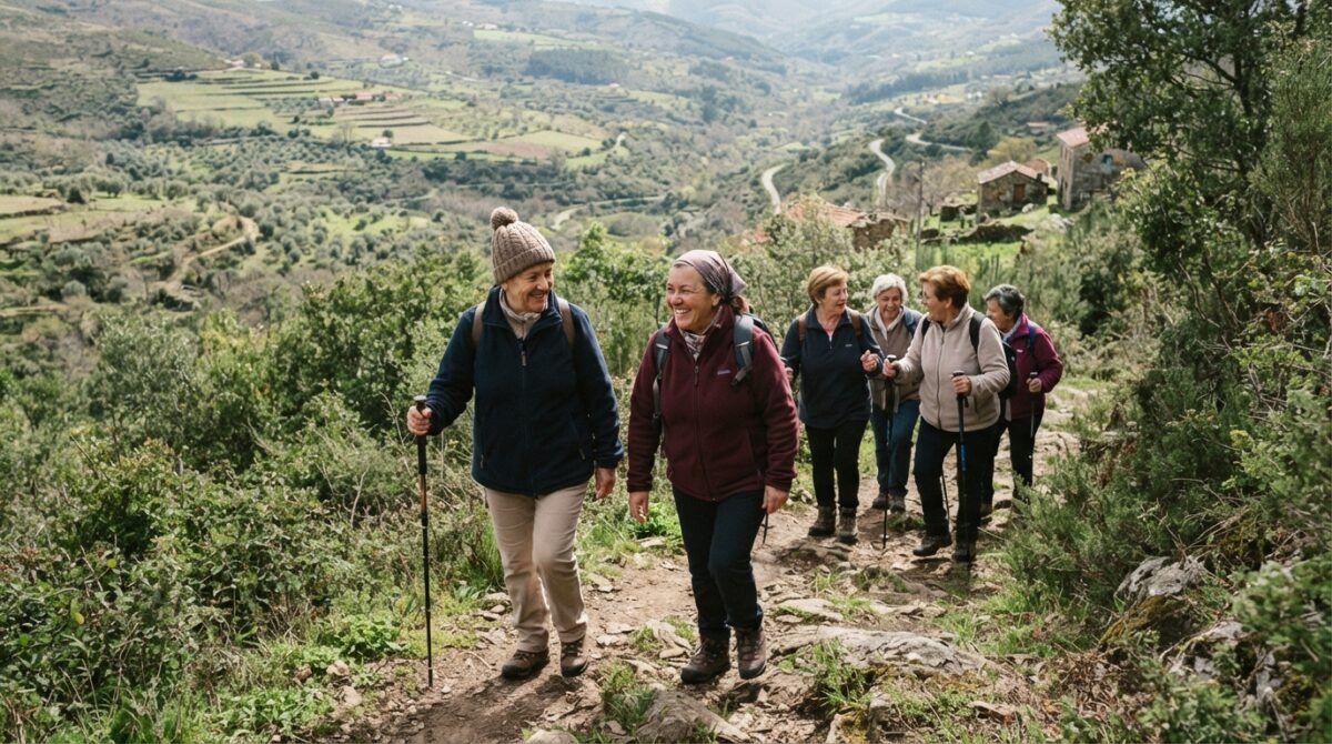Senderismo como ocupación significativa para mujeres rurales mayores