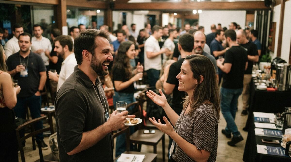 Abertura do MOVEMENT 2.0: Uma Noite para Transformar sua Visão sobre Empreendedorismo na Fisioterapia!