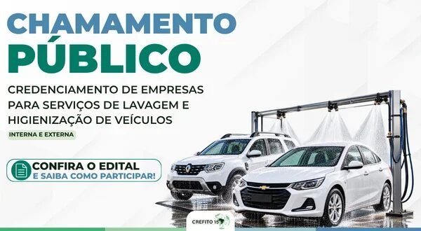 CREFITO-15 abre credenciamento para lavagem de veículos oficiais